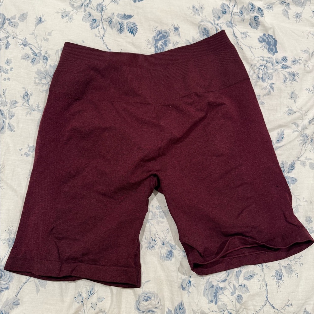 Women's Athletic Maroon Shorts